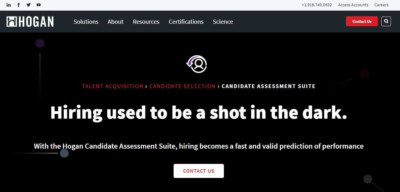 Candidate Assessment Suite Algorithm Development